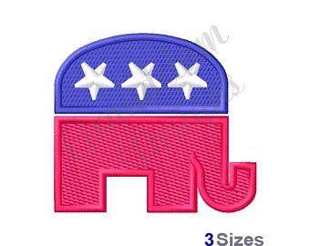 Republican Logo - Republican symbol | Etsy