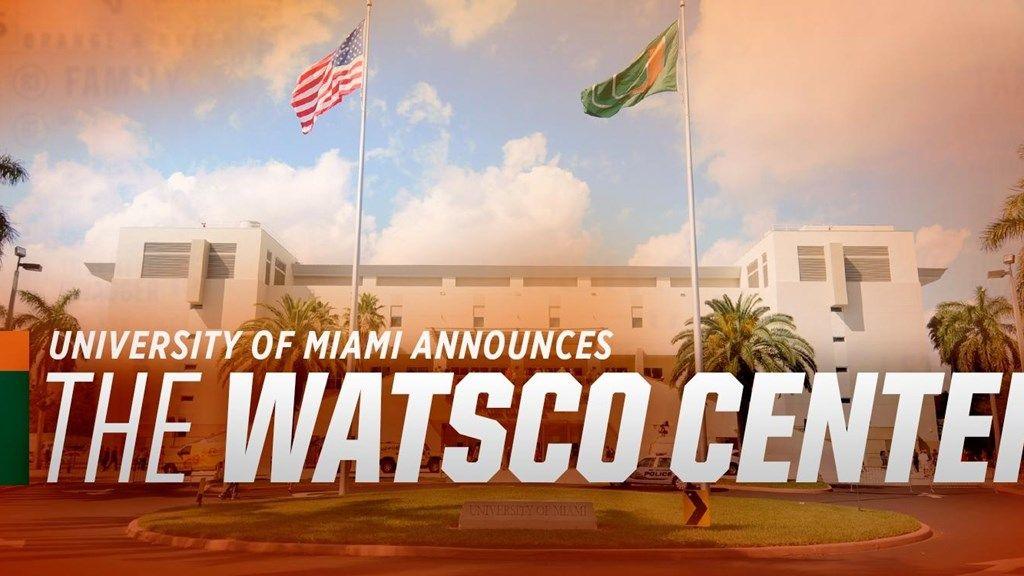 Watsco Logo - Miami Announces the Watsco Center of Miami Athletics