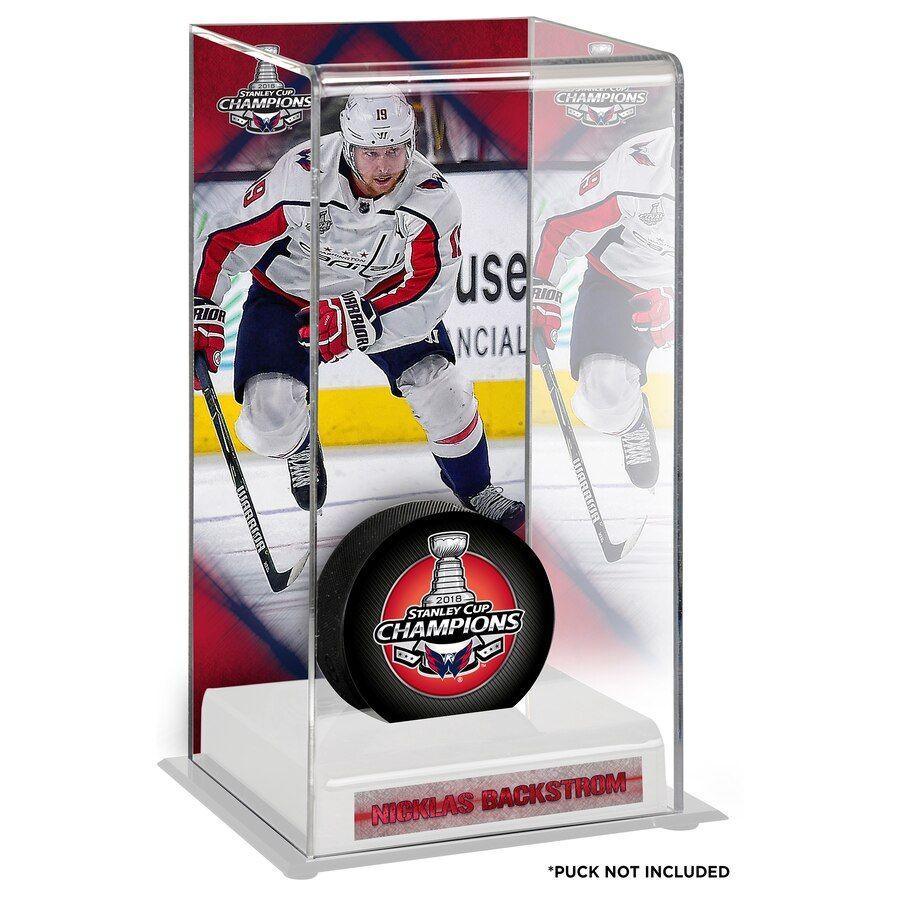 Backstrom Logo - Fanatics Authentic Nicklas Backstrom Washington Capitals 2018 Stanley Cup  Champions Logo Deluxe Tall Hockey Puck Case