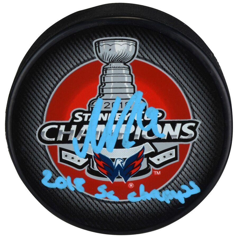 Backstrom Logo - Fanatics Authentic Nicklas Backstrom Washington Capitals 2018 Stanley Cup  Champions Autographed Stanley Cup Champions Logo Hockey Puck with 2018 SC  ...