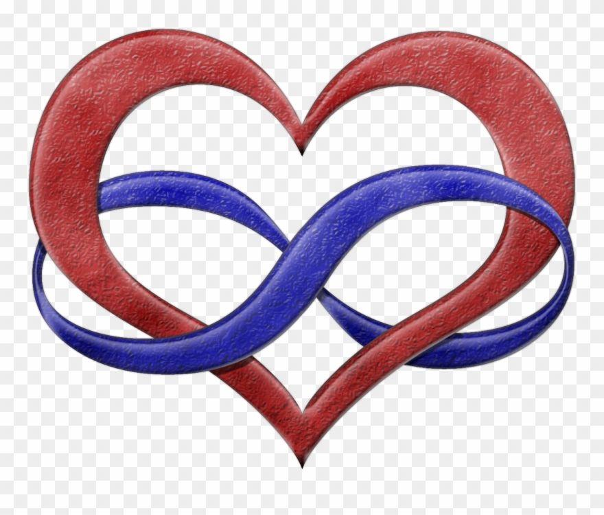 Polyamory Logo - Clip Art Poly Symbol - Infinity Heart Polyamory - Png Download ...