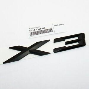 X3 Logo - Details about OEM Matte Black X3 Logo Emblem Badge LiftGate Rear Trunk ABS  Series ///M
