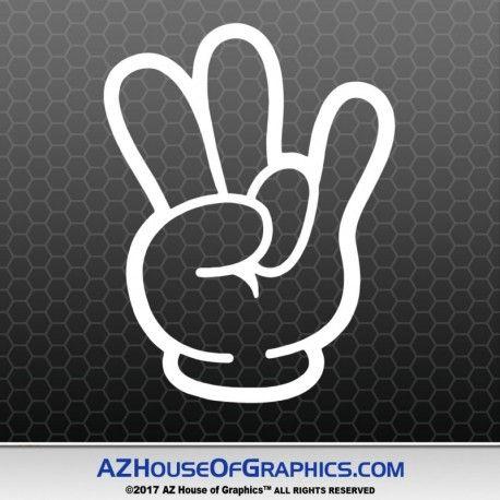 Shocker Logo - Cartoon Hand Shocker Decal