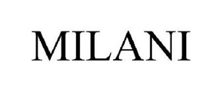 Milani Logo - MILANI Trademark of JFH Group International, Inc. Serial Number ...