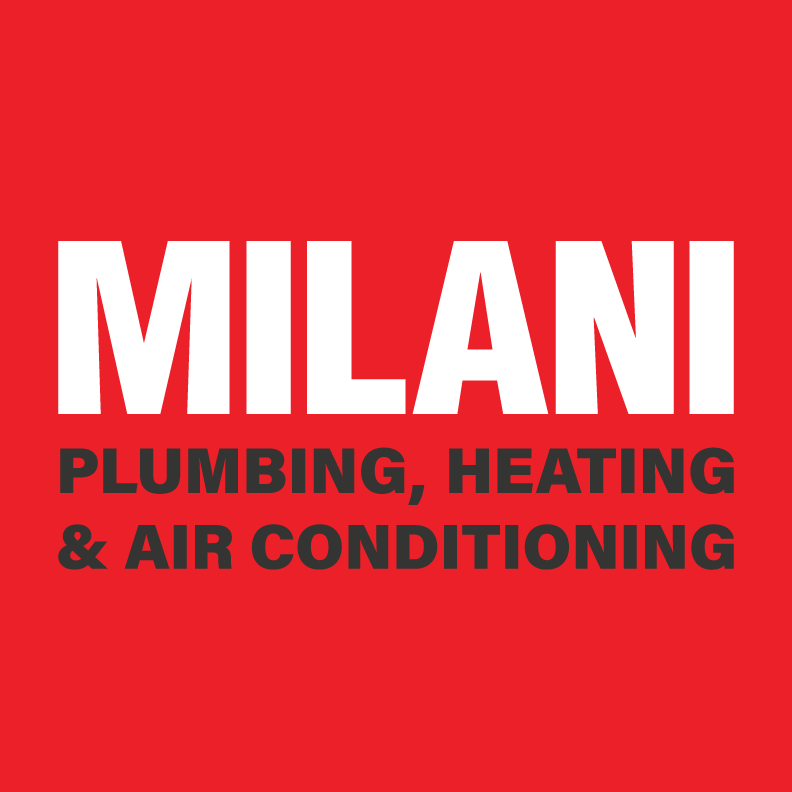 Milani Logo - Milani Plumbing, Heating & Air Conditioning. Drainage Contractors