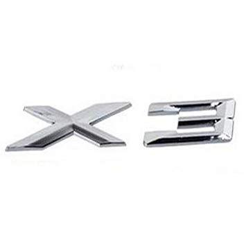 X3 Logo - Dsycar 3D ABS X3 Logo Car Badge Emblem Sticker for Bmw X3 Series ...