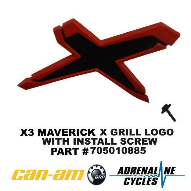 X3 Logo - Can Am Maverick X3 Grill Logo Emblem in Stock 705010885