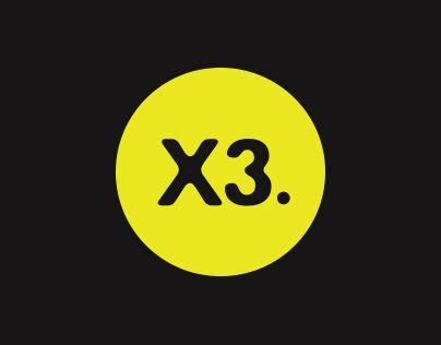 X3 Logo - X3. on Behance