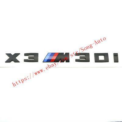 X3 Logo - X3M30I LOGO BLACK High Quality Trunk Emblem Badge Sticker For BMW X3 E83  G01 30i