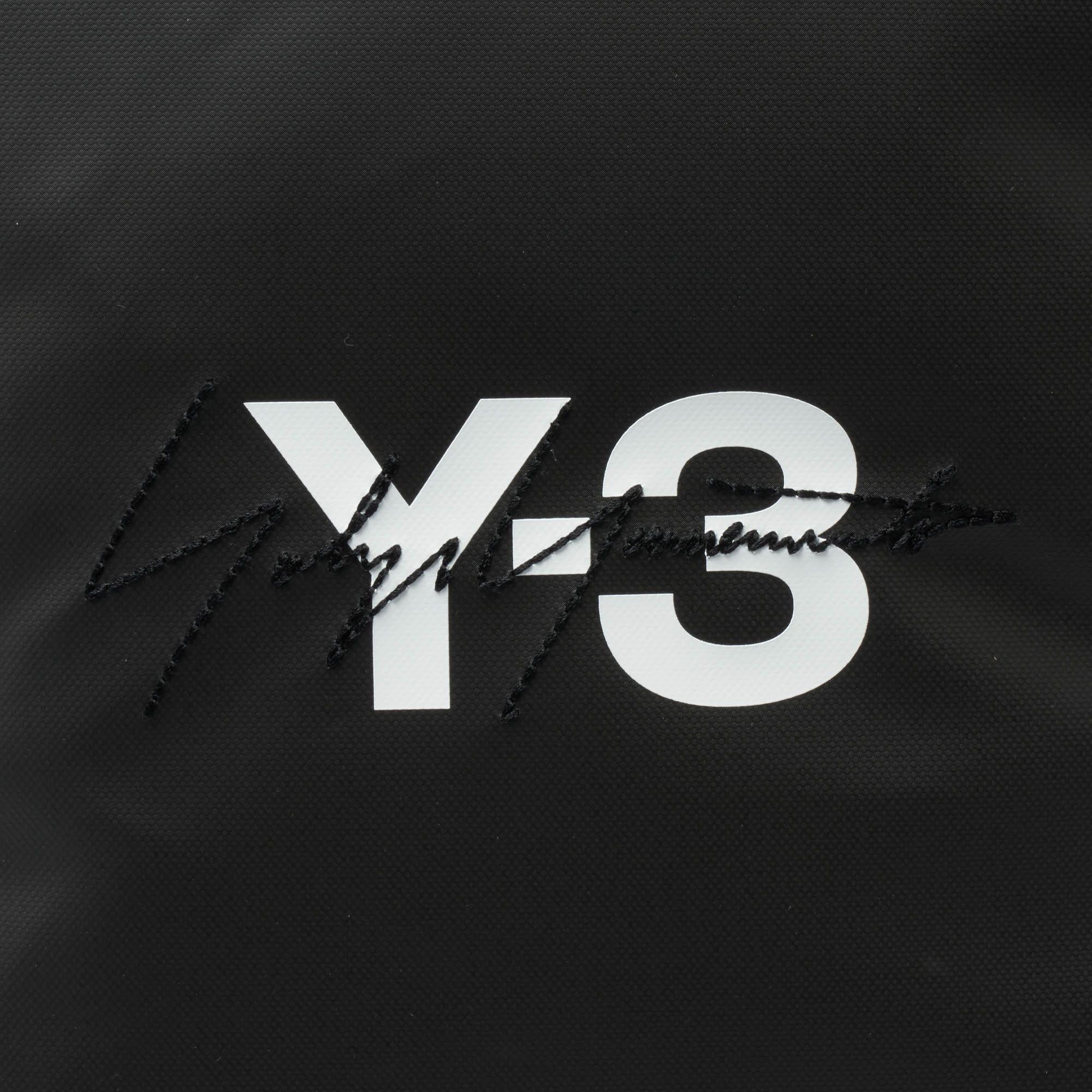 Y3 Logo - Black Logo Backpack
