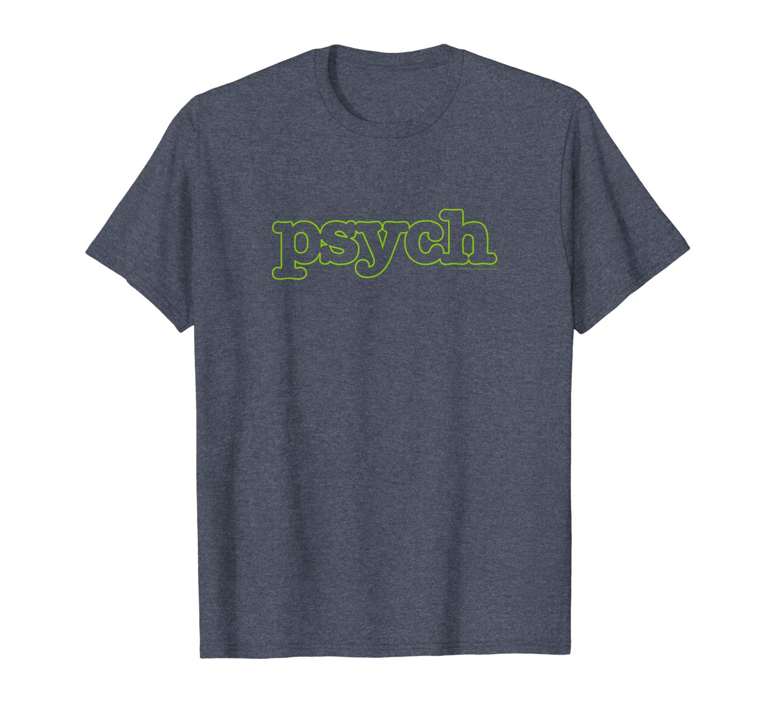 Psych Logo - Psych Outline Logo Comfortable T Shirt Tee