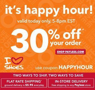 Payless.com Logo - Payless Shoesource 30% Off Everything Online Only 4 7 P.m. Today +