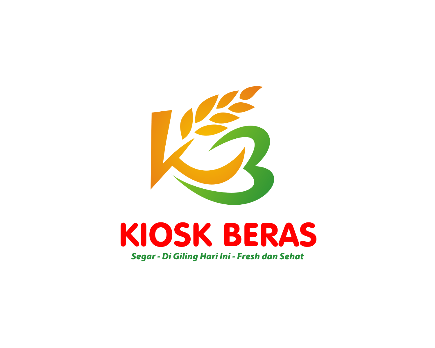 Beras Logo - Sribu: Logo Design - Logo Desain Kiosk Beras