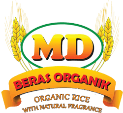 Beras Logo - MD Organic Rice Rice With Natural Fragrance