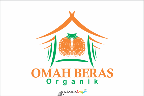 Beras Logo - logo omah beras