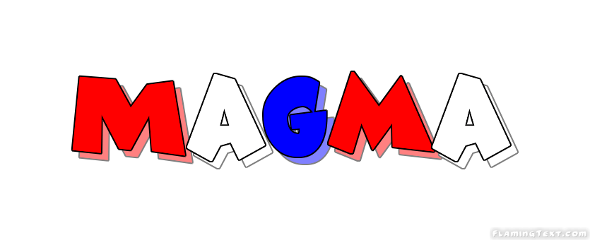 Magma Logo - United States of America Logo | Free Logo Design Tool from Flaming Text