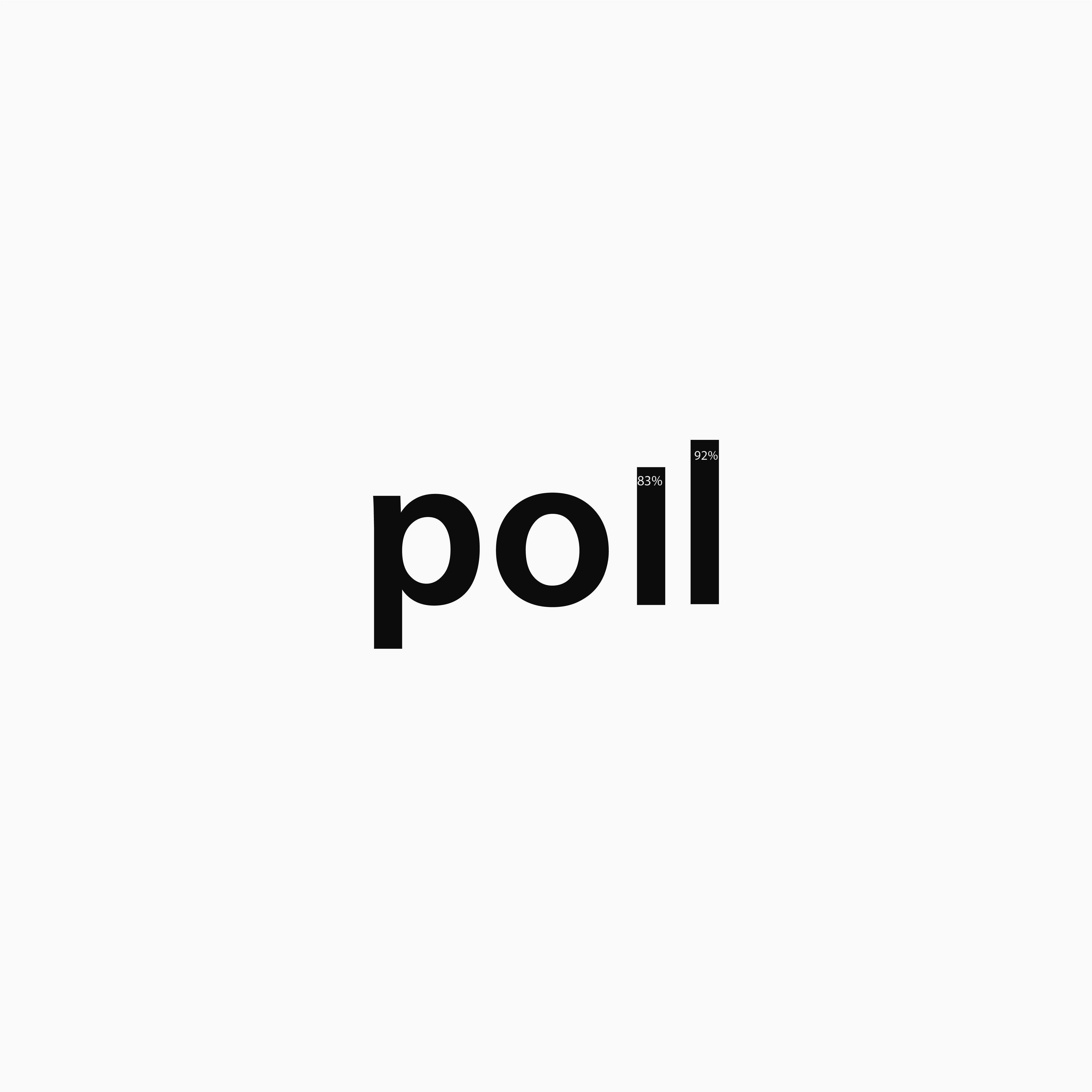 Poll Logo - POLL 15 100. Creative & Minimalistic Logo Designs. Logos