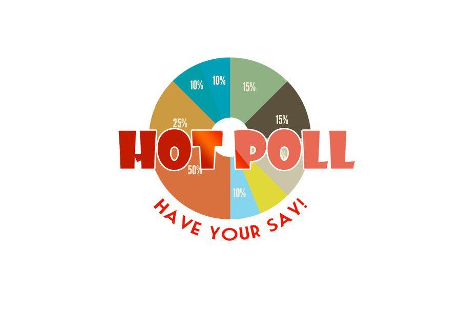Poll Logo - Entry by maxrafat for Hot Poll logo