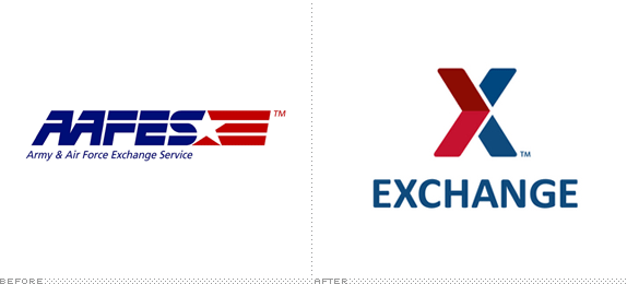 AAFES Logo - Brand New: X Marks the Shopping Spot