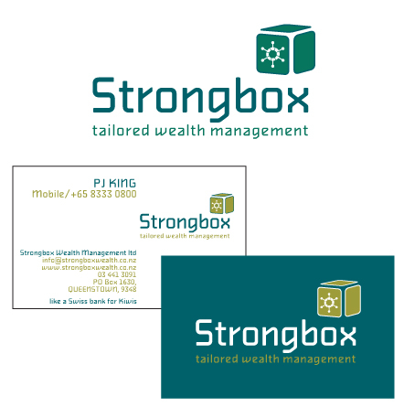 Strong Box Logo - Bazza Visual Design | IDENTITY
