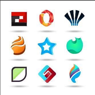 Material Logo - Original design colored logos vector material 06 free download