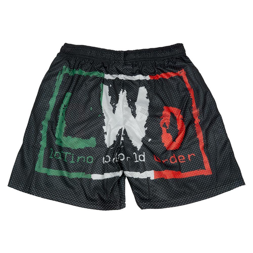 Shorts Logo - LWO Oversize Logo Mesh Shorts