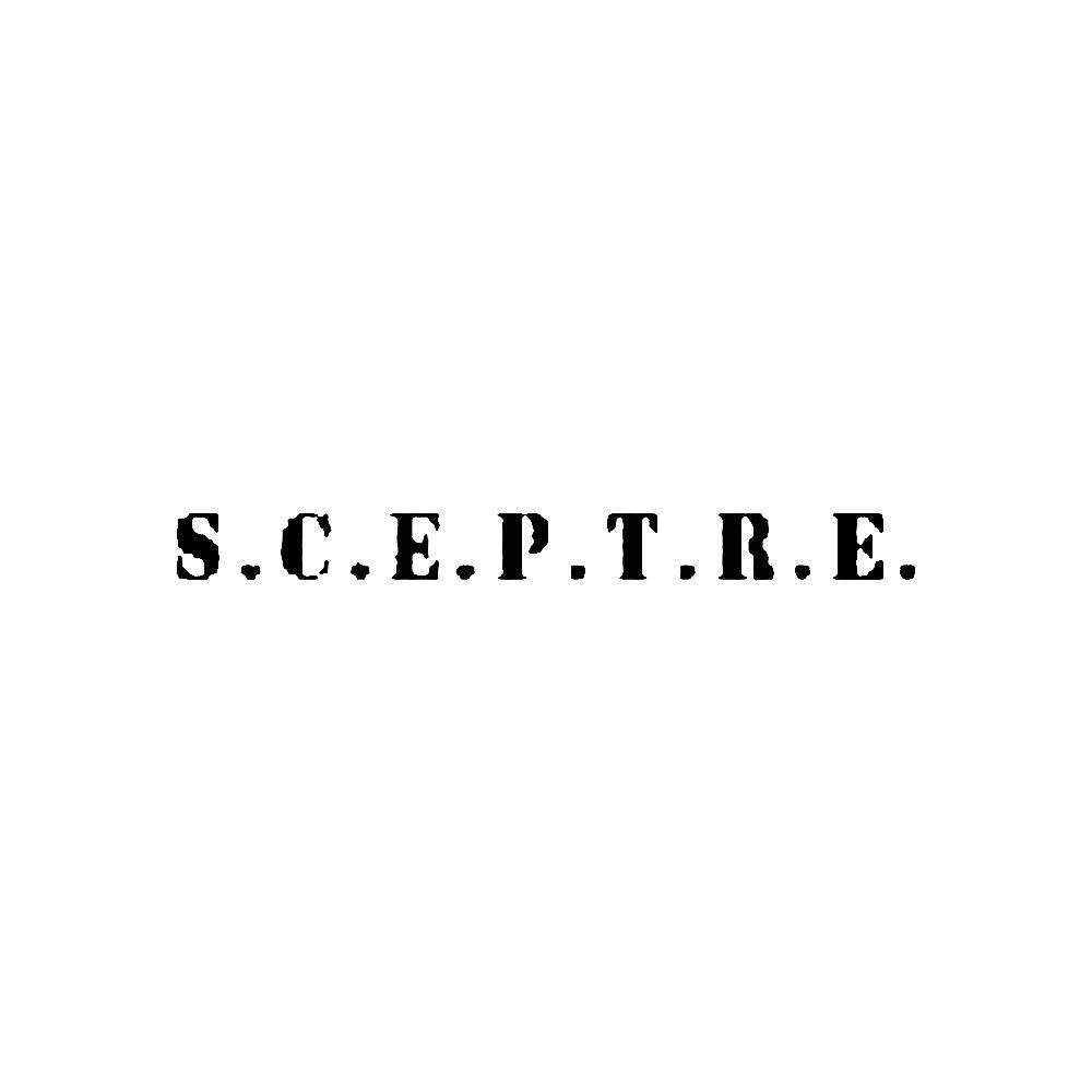 Sceptre Logo - S.C.E.P.T.R.E.Band Logo Vinyl Decal