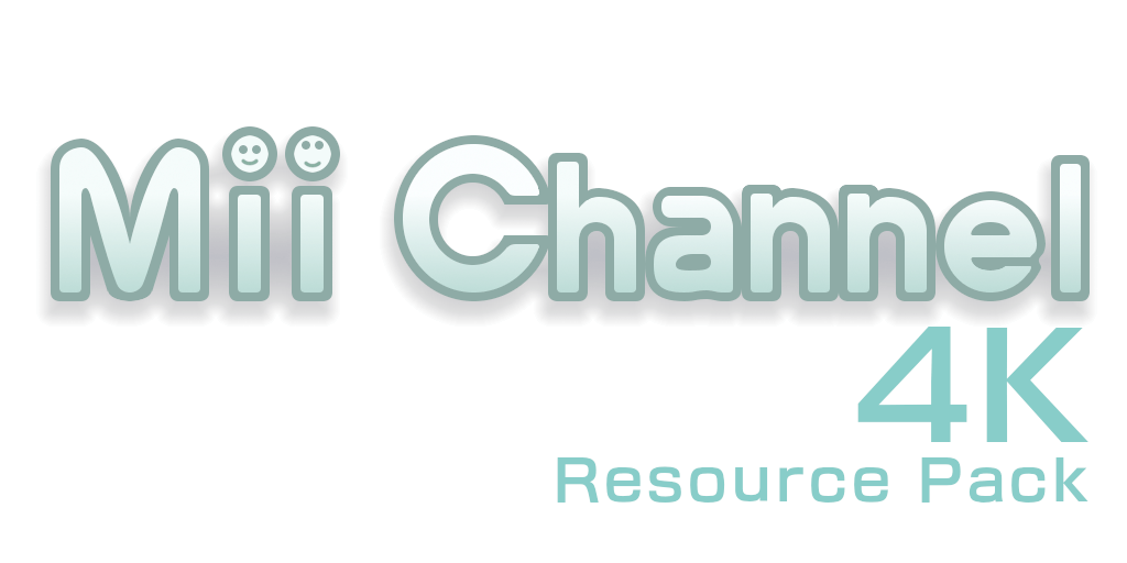 Mii Logo - Mii Channel 4K Resource Pack + Mii Enhancement Pack (v1.3)