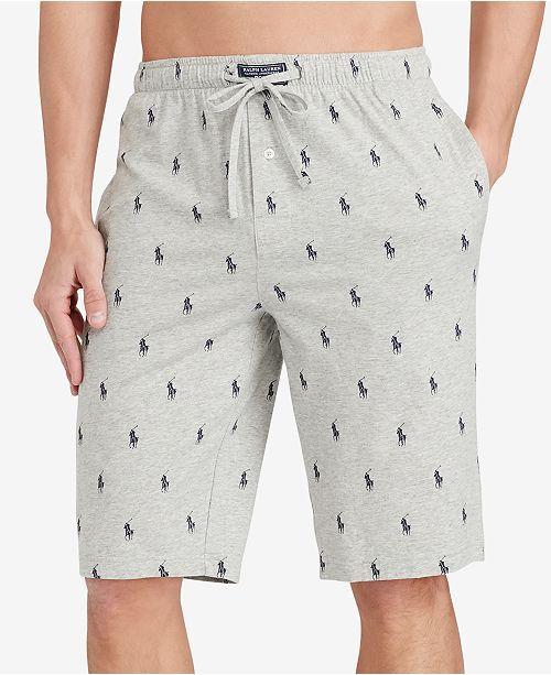 Shorts Logo - Men's Cotton Logo Pajama Shorts
