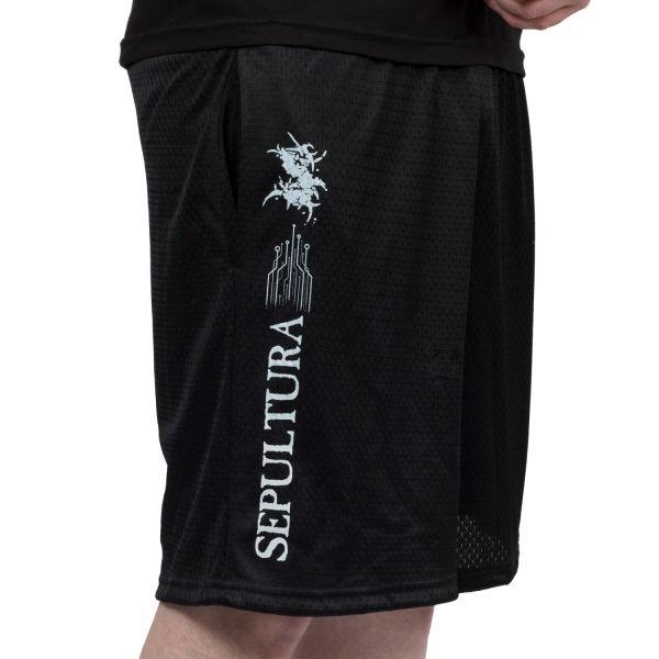 Shorts Logo - Sepultura 