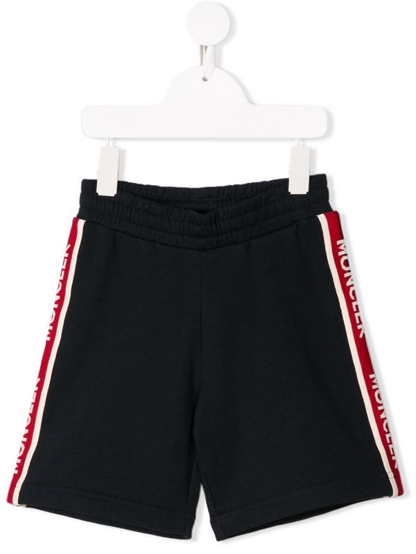 Shorts Logo - Moncler Kids logo side-stripe shorts $155 - Buy Online SS19 - Quick ...