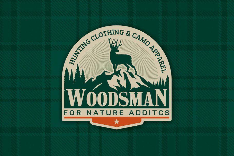 Woodsman Logo - Woodsman Hunting Apparel Logo