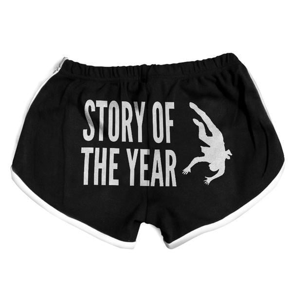 Shorts Logo - Official Story Of The Year Womens Logo Running Shorts | Story of the Year