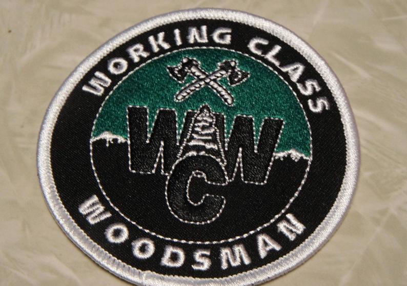 Woodsman Logo - Working Class Woodsman PATCH- WCW logo/Iron on or sew on patches. 3.25
