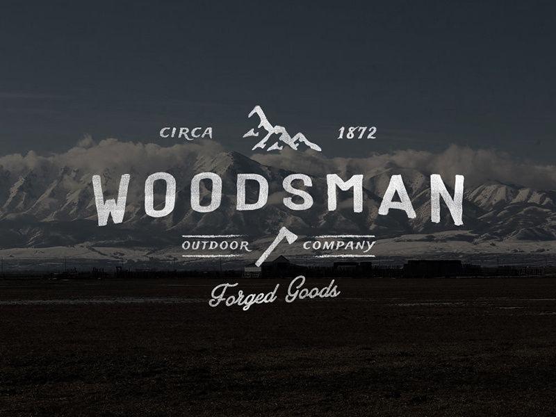 Woodsman Logo - Woodsman Outdoor Company: Included in the Hand Drawn Pack by Jeremy ...