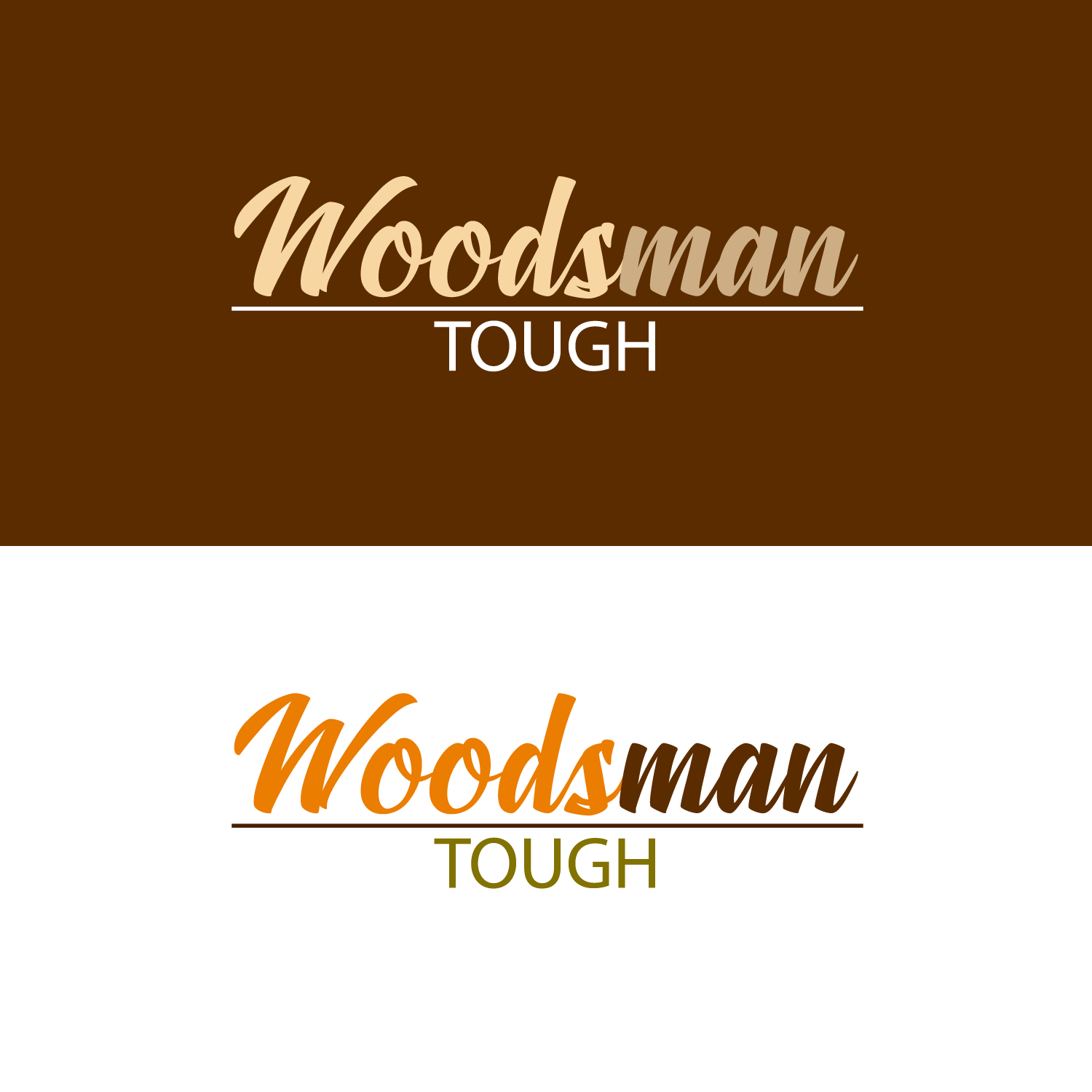 Woodsman Logo - Masculine, Bold Logo Design for Woodsman Tough by Nazam Al. Design