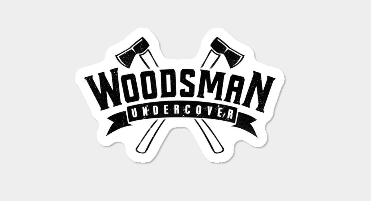 Woodsman Logo - Woodsman Undercover Sticker By Jarkkokarkko Design By Humans