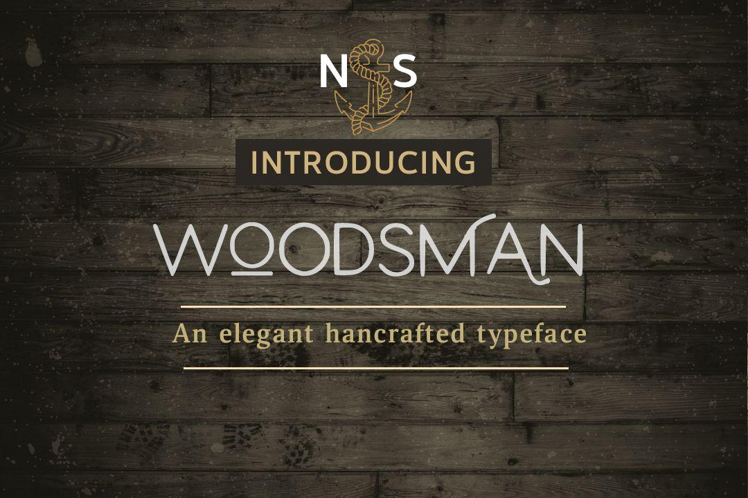 Woodsman Logo - Woodsman Typeface