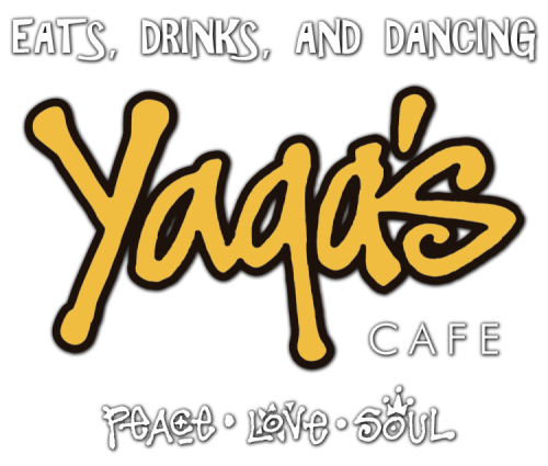 Yogos Logo - Yaga's Cafe. Eats, Drinks, & Dancing