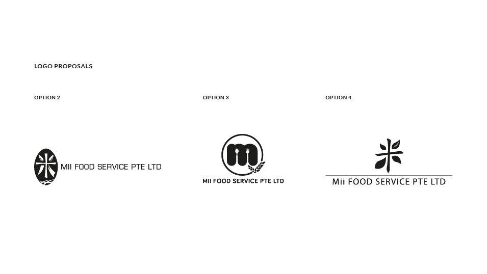 Mii Logo - Mii Food Services - Dezain Studio