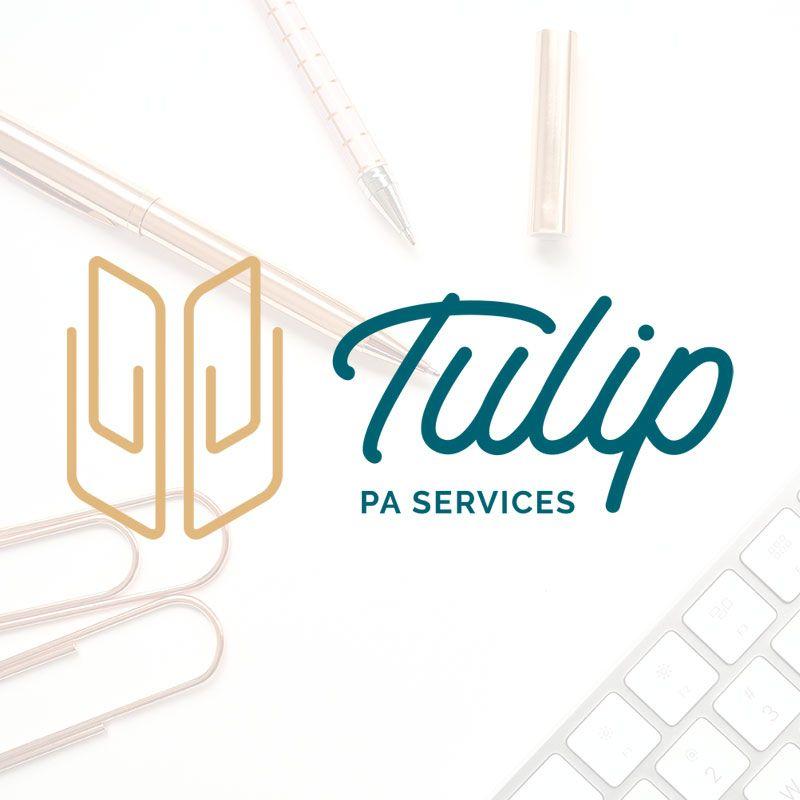 Assistant Logo - Tulip PA Logo Design - Fiona Robertson Graphics