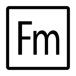 FrameMaker Logo - Adobe framemaker Logo Icon of Line style in SVG, PNG