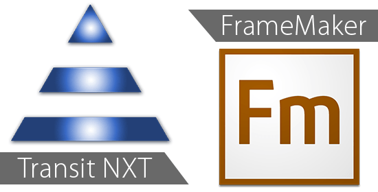 FrameMaker Logo - Transit NXT supports Adobe Framemaker 12