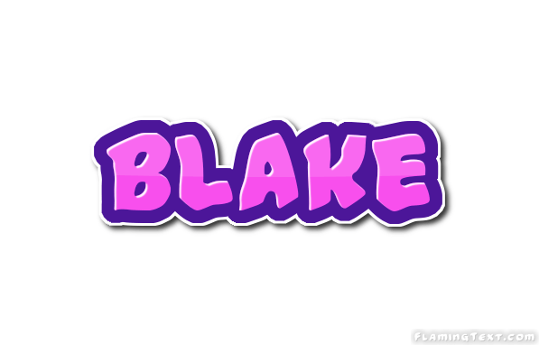 Blake Logo - Blake Logo. Free Name Design Tool from Flaming Text