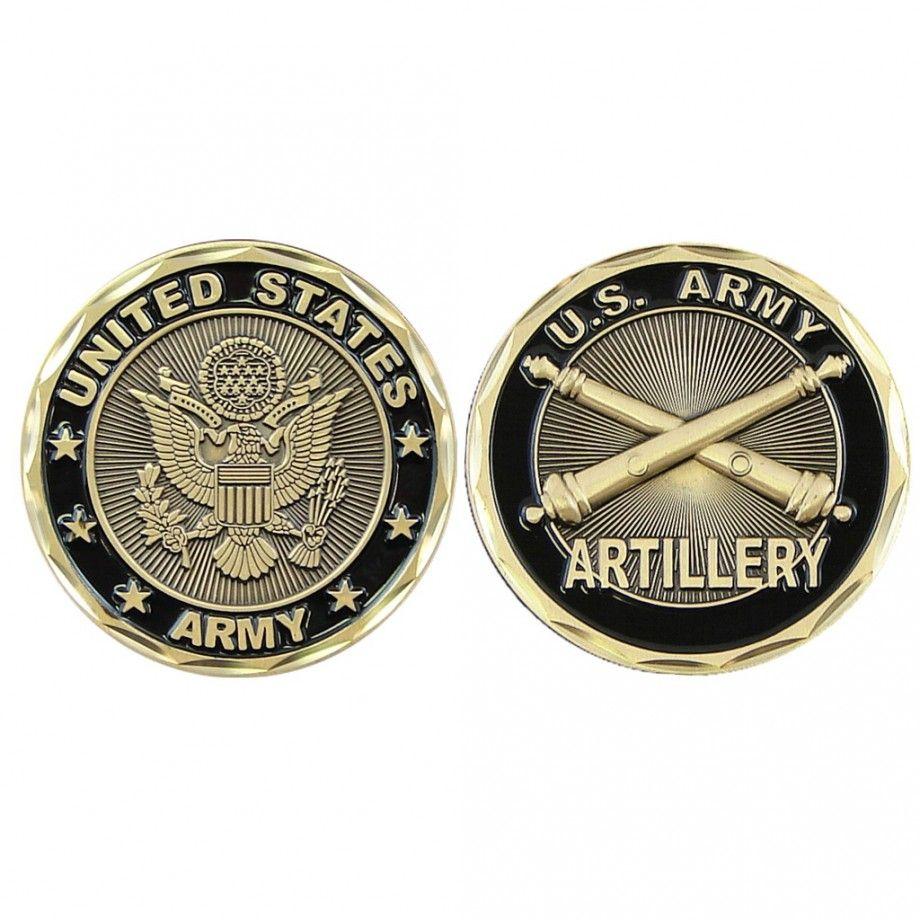 Artillery Logo - United States Army Field Artillery Logo Double Sided Collectible Challenge  Coin
