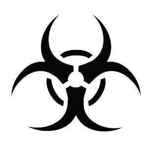 Radioactive Logo - Radioactive logo famous logos decals, decal sticker #16354
