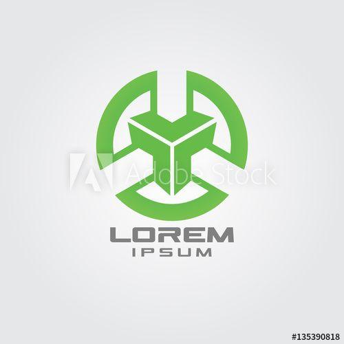 Radioactive Logo - Green Nuclear logo. Radioactive logo design. Radiation symbol - Buy ...