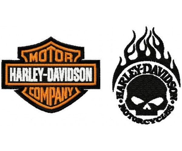 Davidson Logo - harley davidson logo Davidson logo machine embroidery design for ...