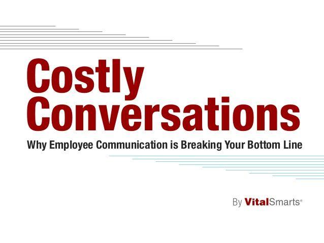 Vitalsmart Logo - Costly Conversations: Why Employee Communication is Breaking Your Bot…