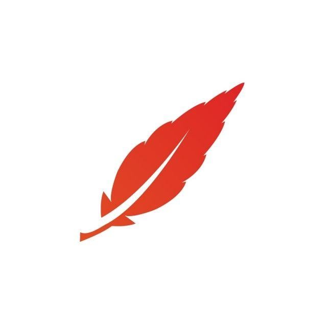 Red Feather Logo - Feather logo icon design template vector isolated Template for Free ...